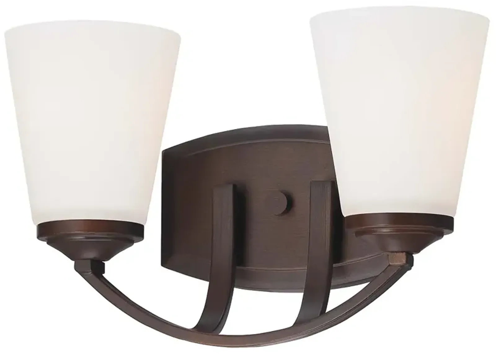 Minka Overland Park 2-Light Vintage Bronze Bath Light Fixture