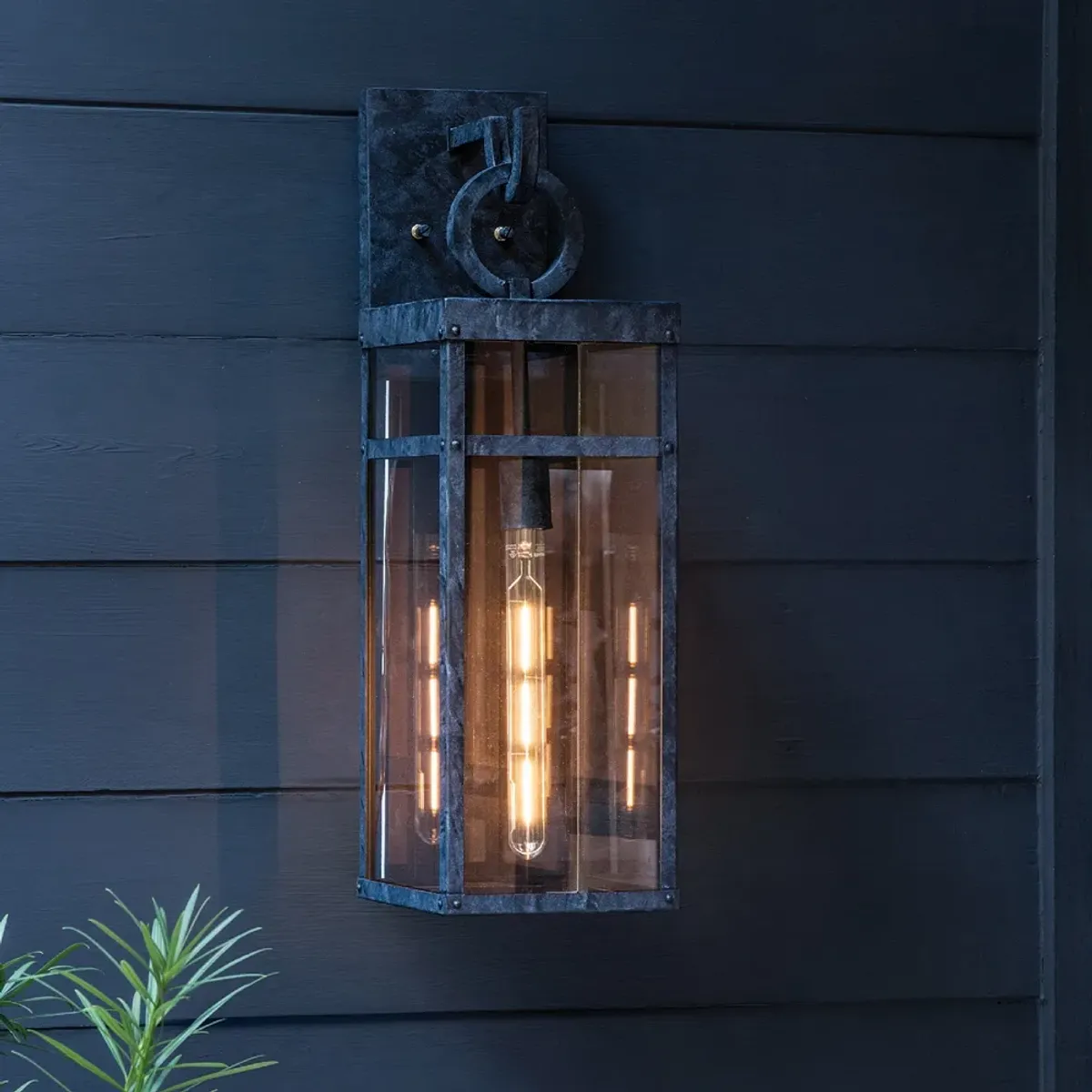 Hinkley Porter 18 1/2" Rectangular Bronze Outdoor Lantern Wall Light