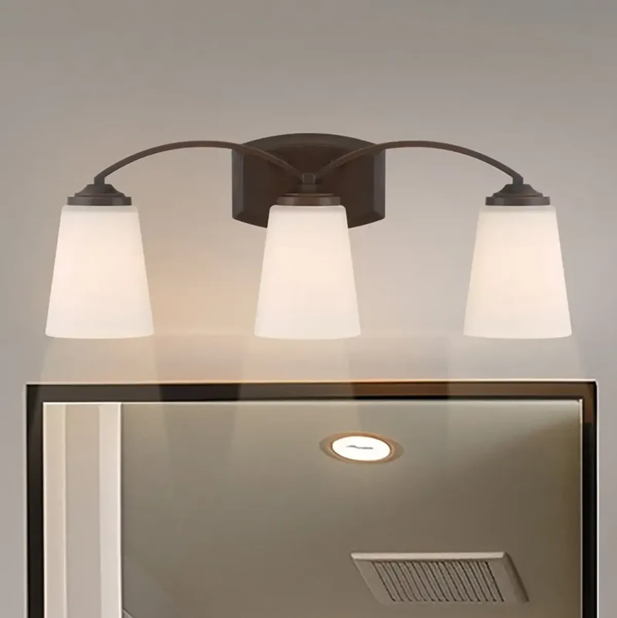 Minka Overland Park 22 3/4" Wide Vintage Bronze 3-Light Bath Light