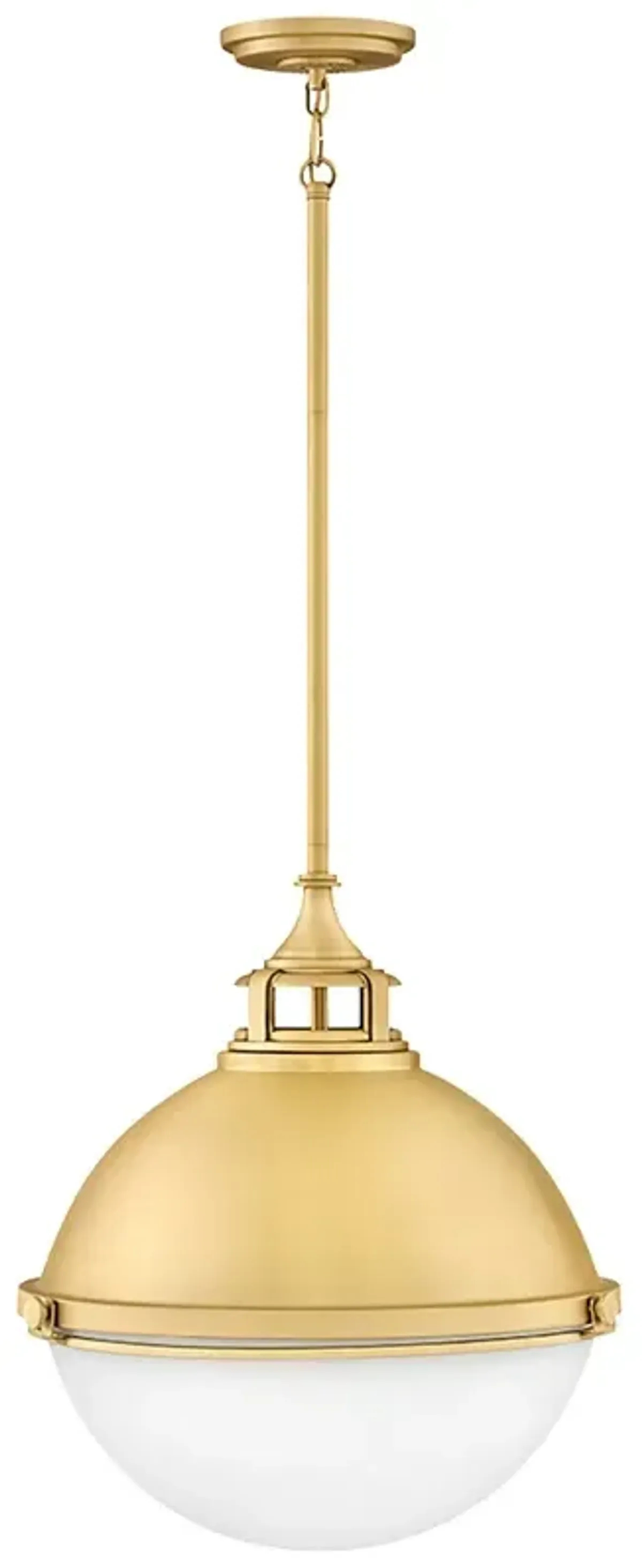 Pendant Fletcher-Medium Orb-Satin Brass