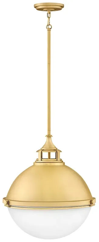 Pendant Fletcher-Medium Orb-Satin Brass