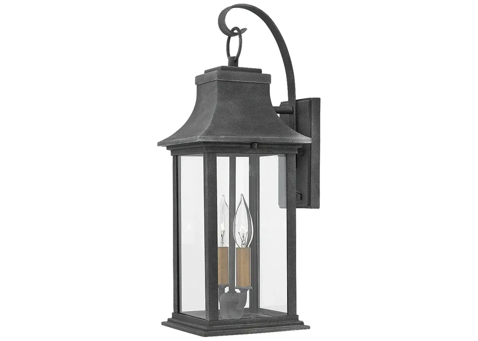 Adair 20" High Aged Zinc Wall Light by Hinkley Lighting