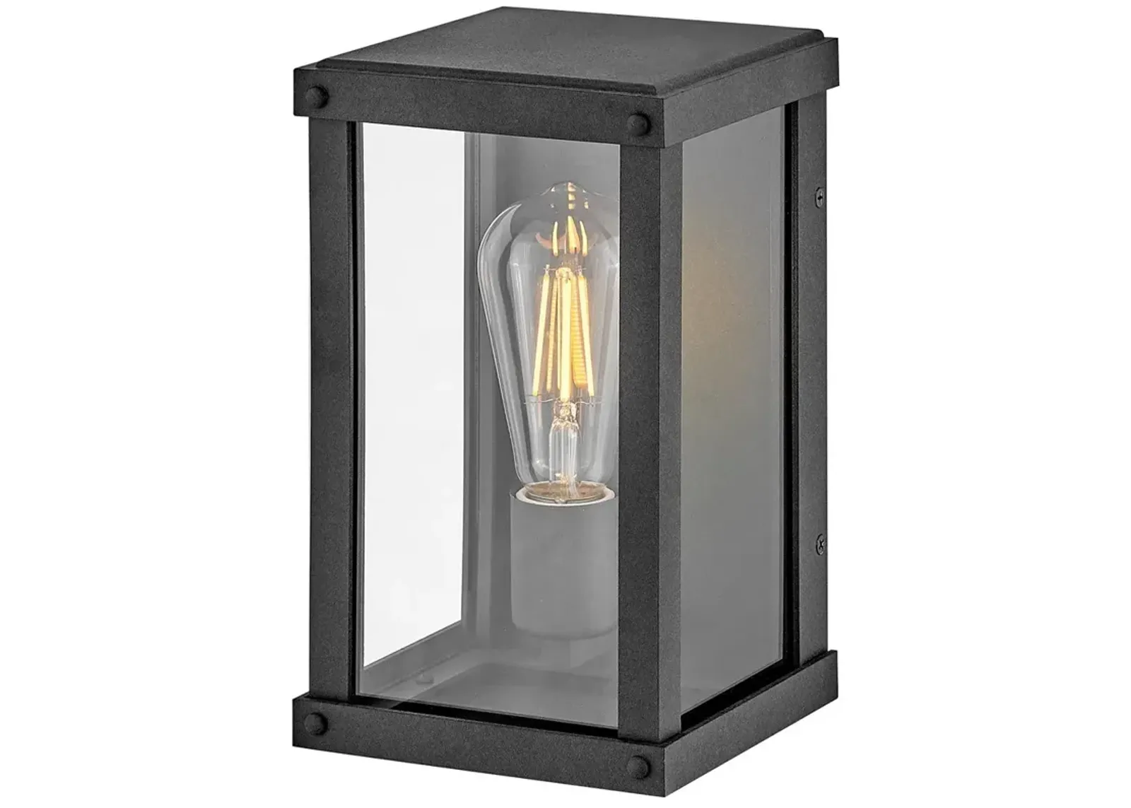 Hinkley - Outdoor Beckham Extra Small Wall Mount Lantern- Aged Zinc