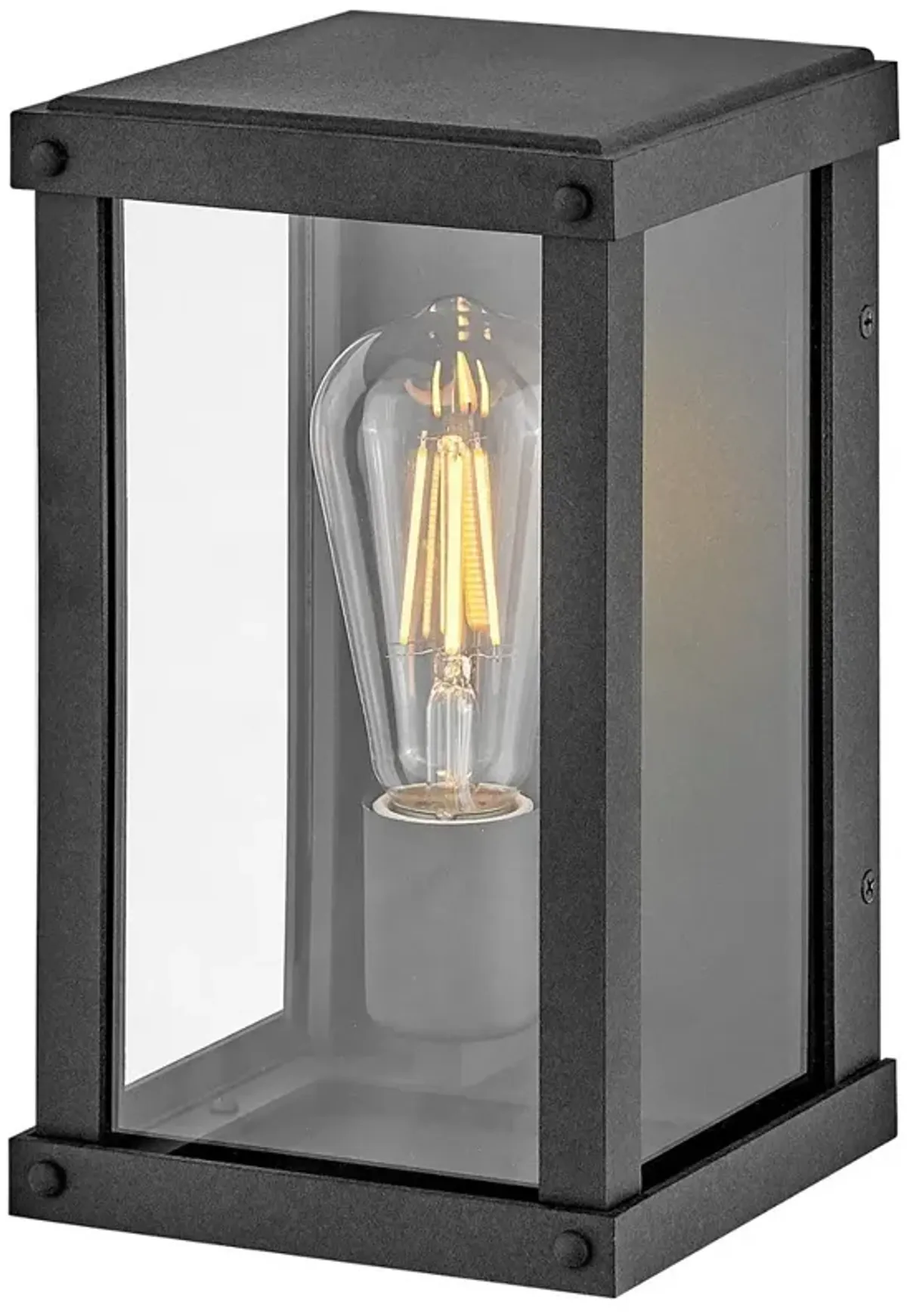 Hinkley - Outdoor Beckham Extra Small Wall Mount Lantern- Aged Zinc