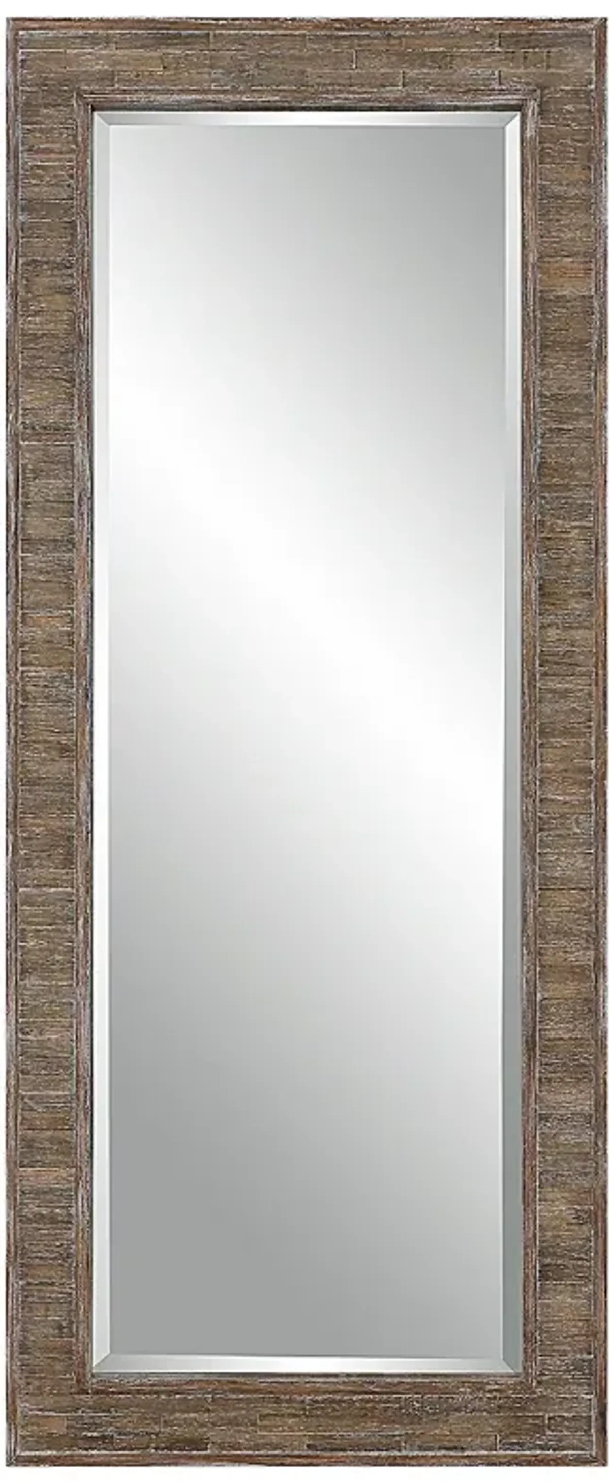 Data Weather Pine 27 1/2" x 65 1/2" Wall/Floor Mirror