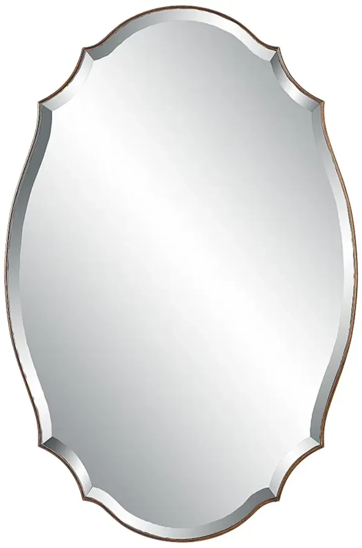 Noble Park Mills Antique Bronze Gold 28" x 42" Wall Mirror