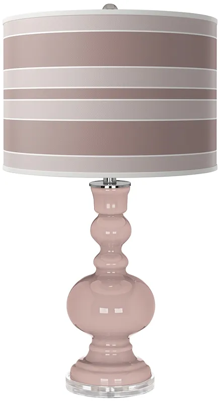 Glamour Bold Stripe Apothecary Table Lamp