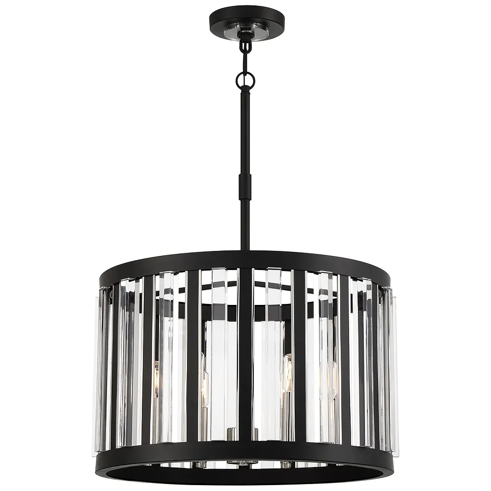 Minka-Lavery Majestic Splendor 6-Light Sand Coal and Nickel Pendant