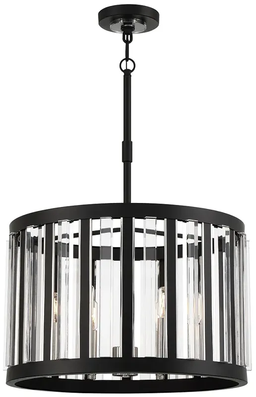 Minka-Lavery Majestic Splendor 6-Light Sand Coal and Nickel Pendant