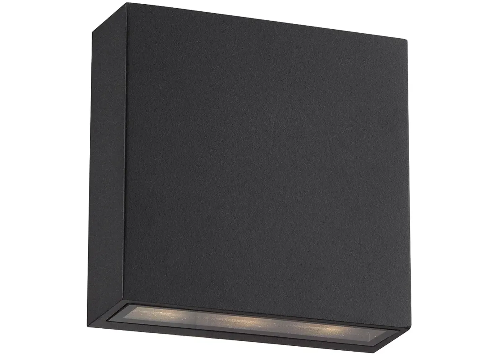 Possini Euro Stanford Black 5 1/2" LED Up Down Outdoor Wall Sconce