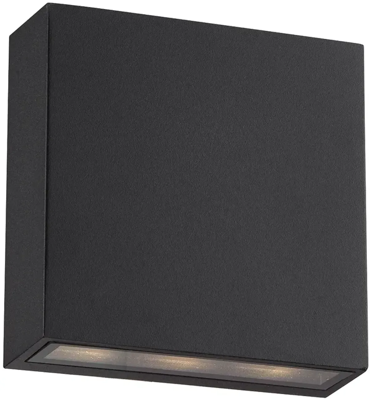 Possini Euro Stanford Black 5 1/2" LED Up Down Outdoor Wall Sconce