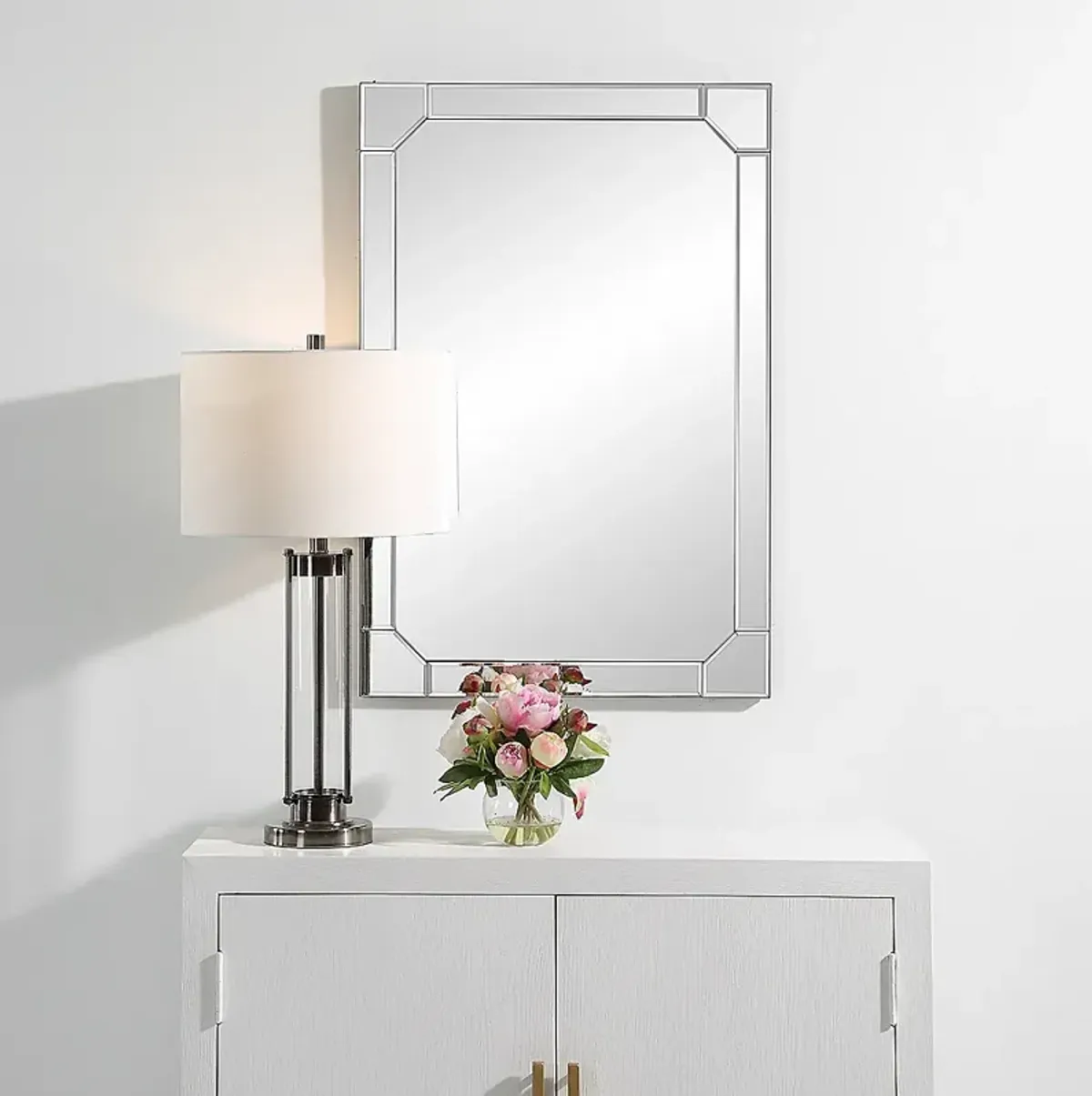 Noble Park Neve Black 24" x 36" Rectangular Wall Mirror
