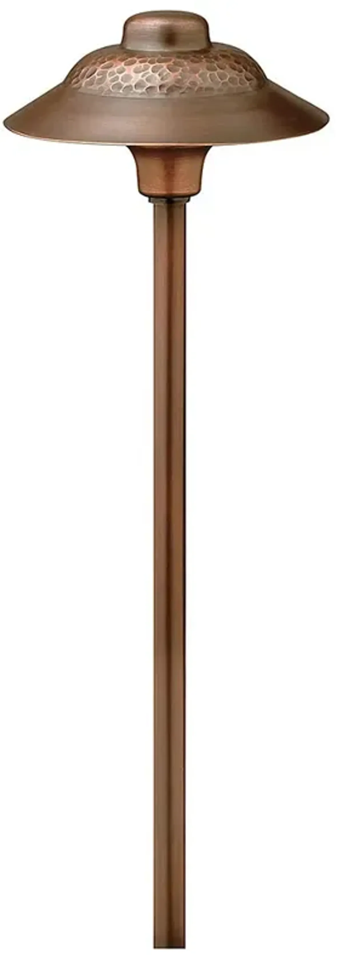 Essence Hammered 17"H Copper Path Light by Hinkley Lighting