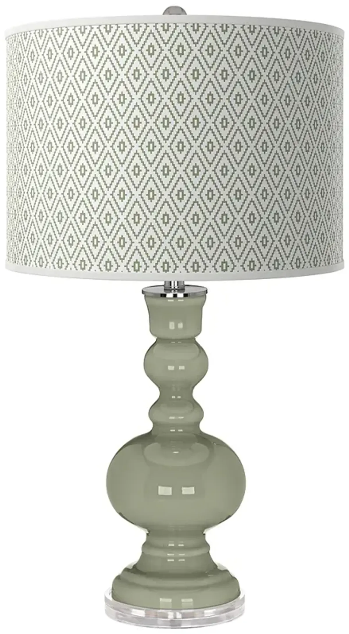 Evergreen Fog Diamonds Apothecary Table Lamp