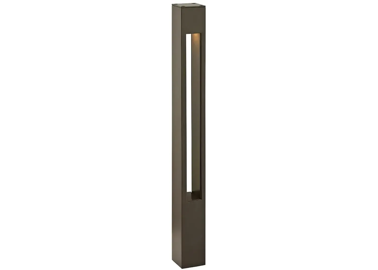 Hinkley Atlantis 20" High Bronze Square Mini Bollard Light