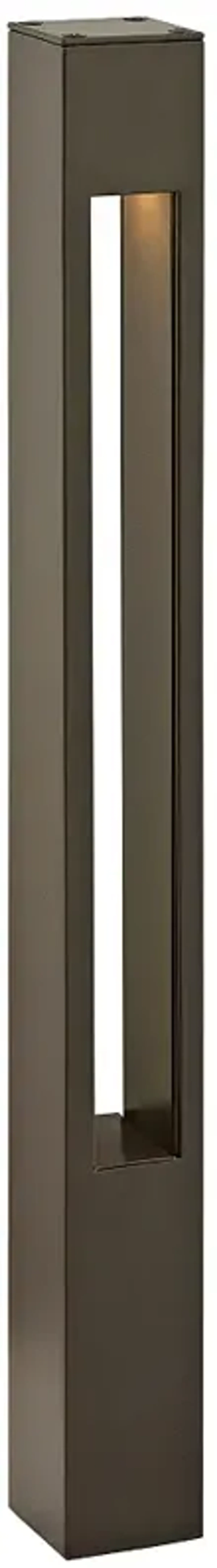 Hinkley Atlantis 20" High Bronze Square Mini Bollard Light