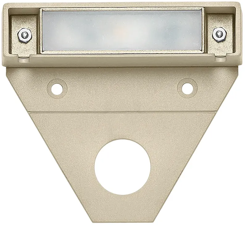 Hinkley Nuvi 3 1/4" Wide Sandstone LED Landscape Deck Light