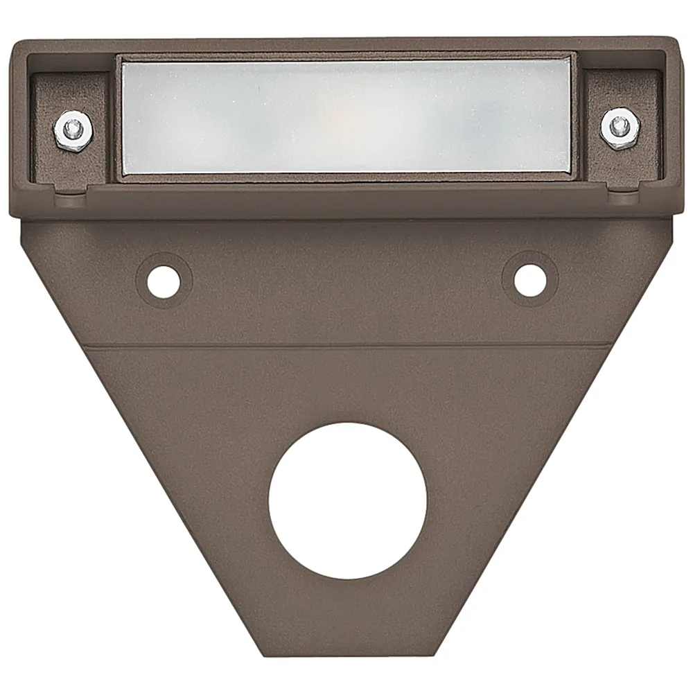 Hinkley Nuvi 3 1/4" Wide Bronze LED Landscape Deck Light