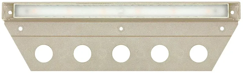 Hinkley Nuvi 10" Wide Sandstone LED Landscape Deck Light