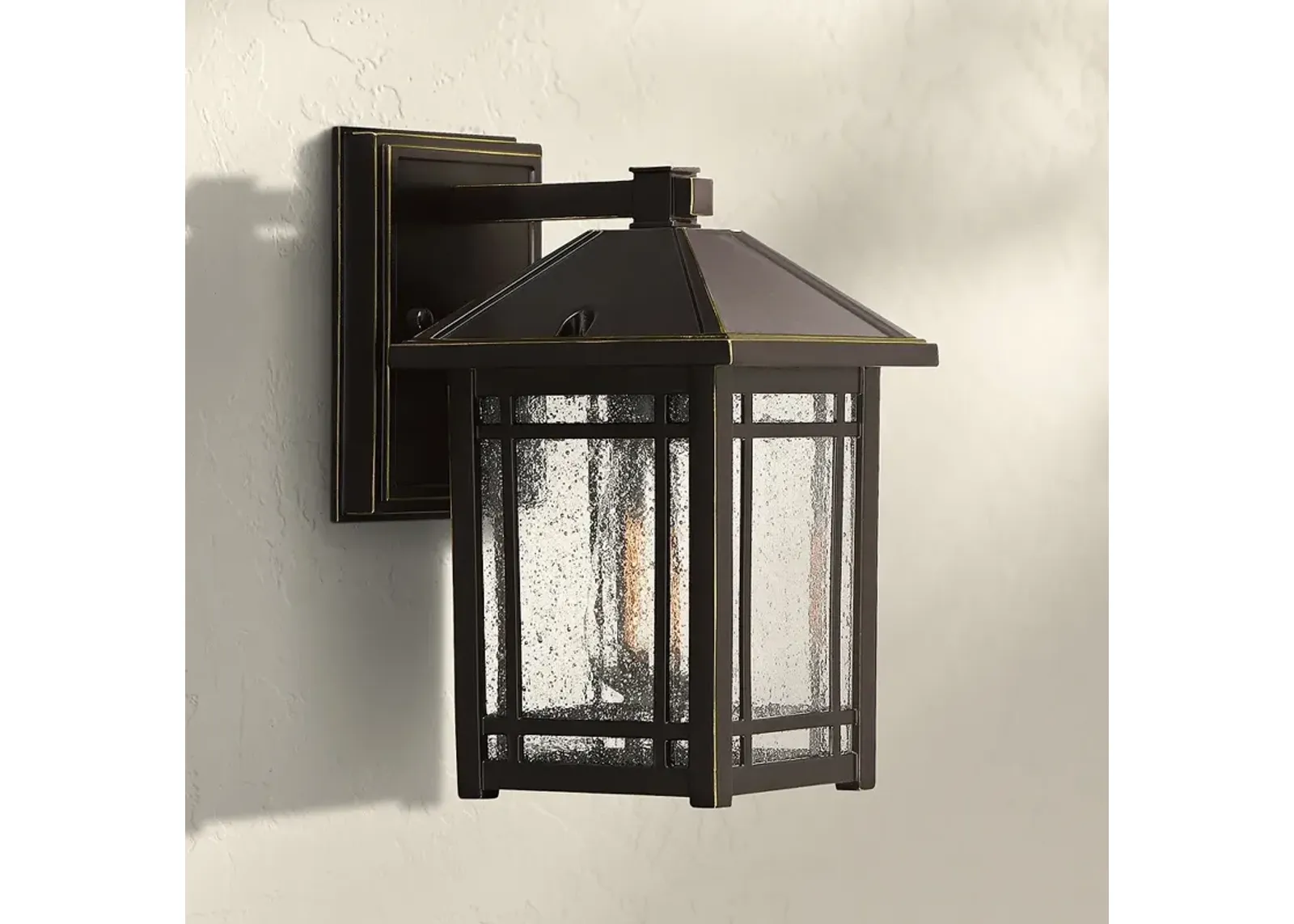 Quoizel Cedar Point 9 3/4" High Palladian Bronze Outdoor Wall Light