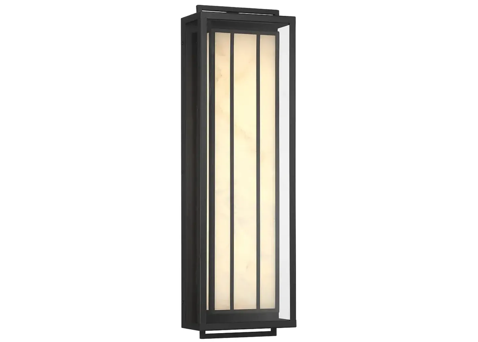 Great Outdoors Eastly 1-Light 8.75-in Black Outdoor Wall Mount with Shade