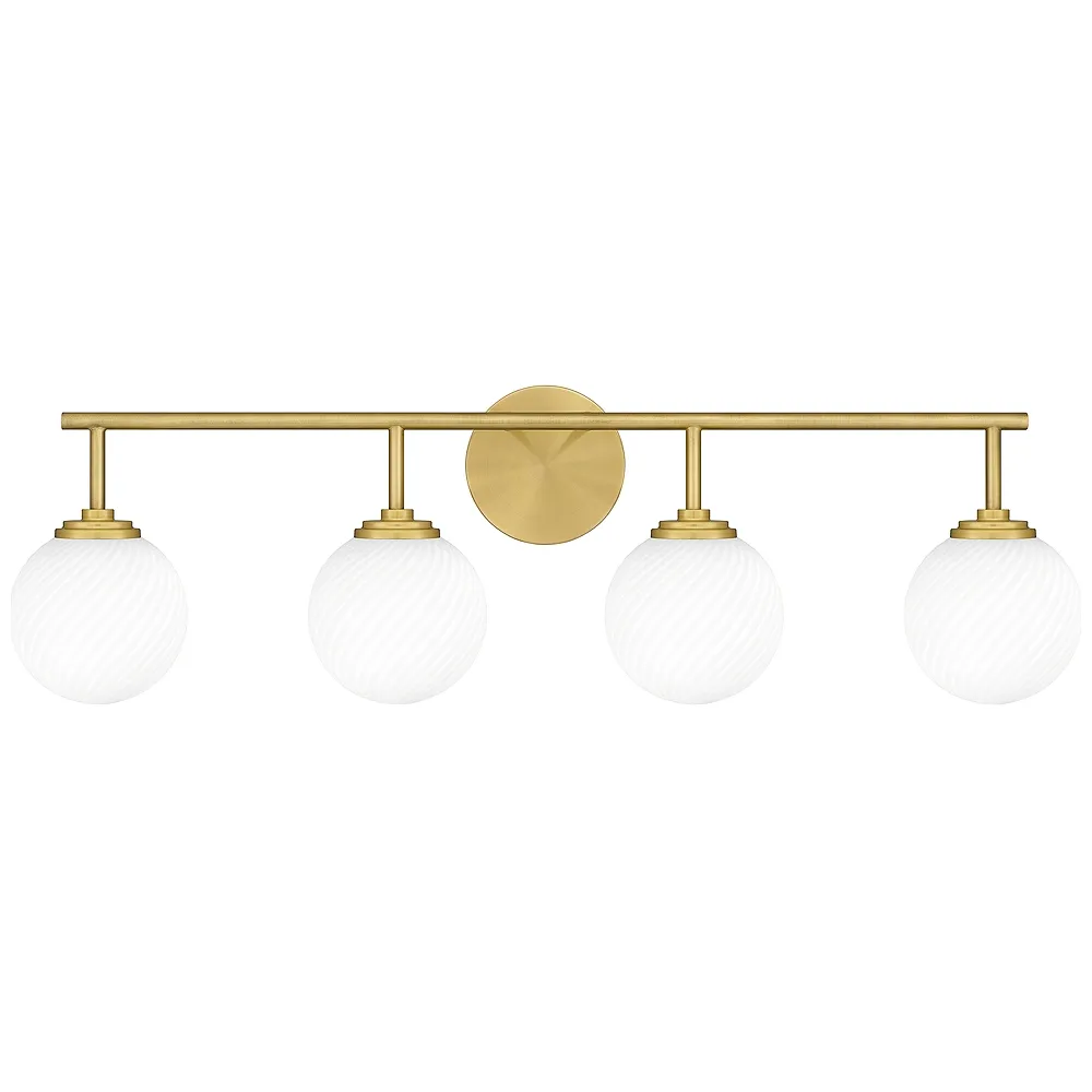 Eloise 4-Light Aged Brass Vanity Light