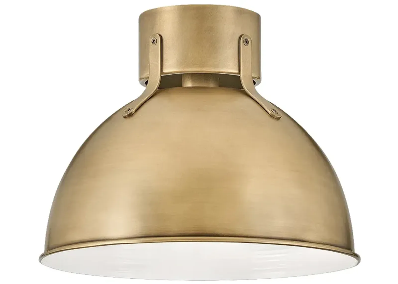 Hinkley- Argo Small Flush Mount- 13"  Heritage Brass