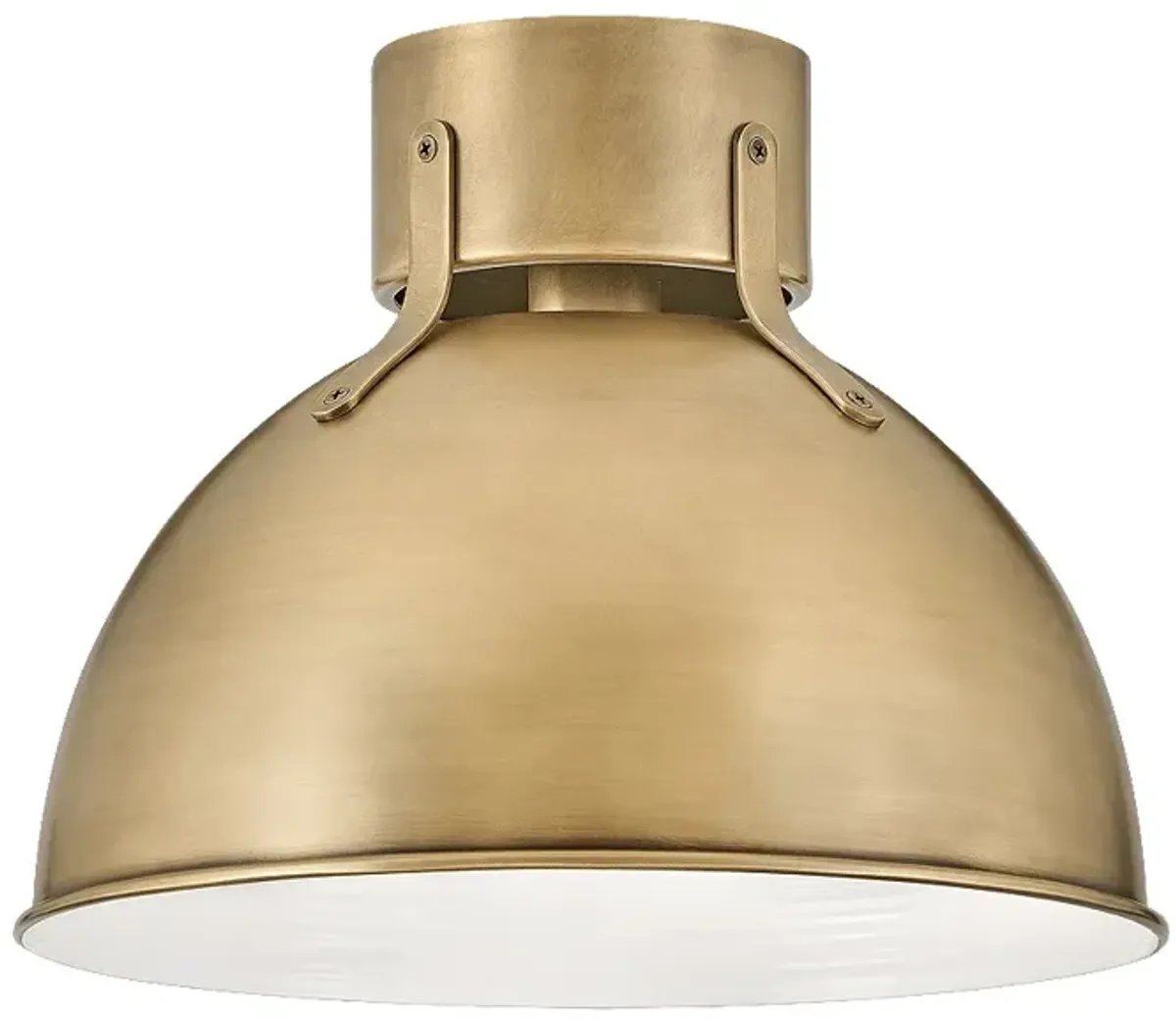 Hinkley- Argo Small Flush Mount- 13"  Heritage Brass