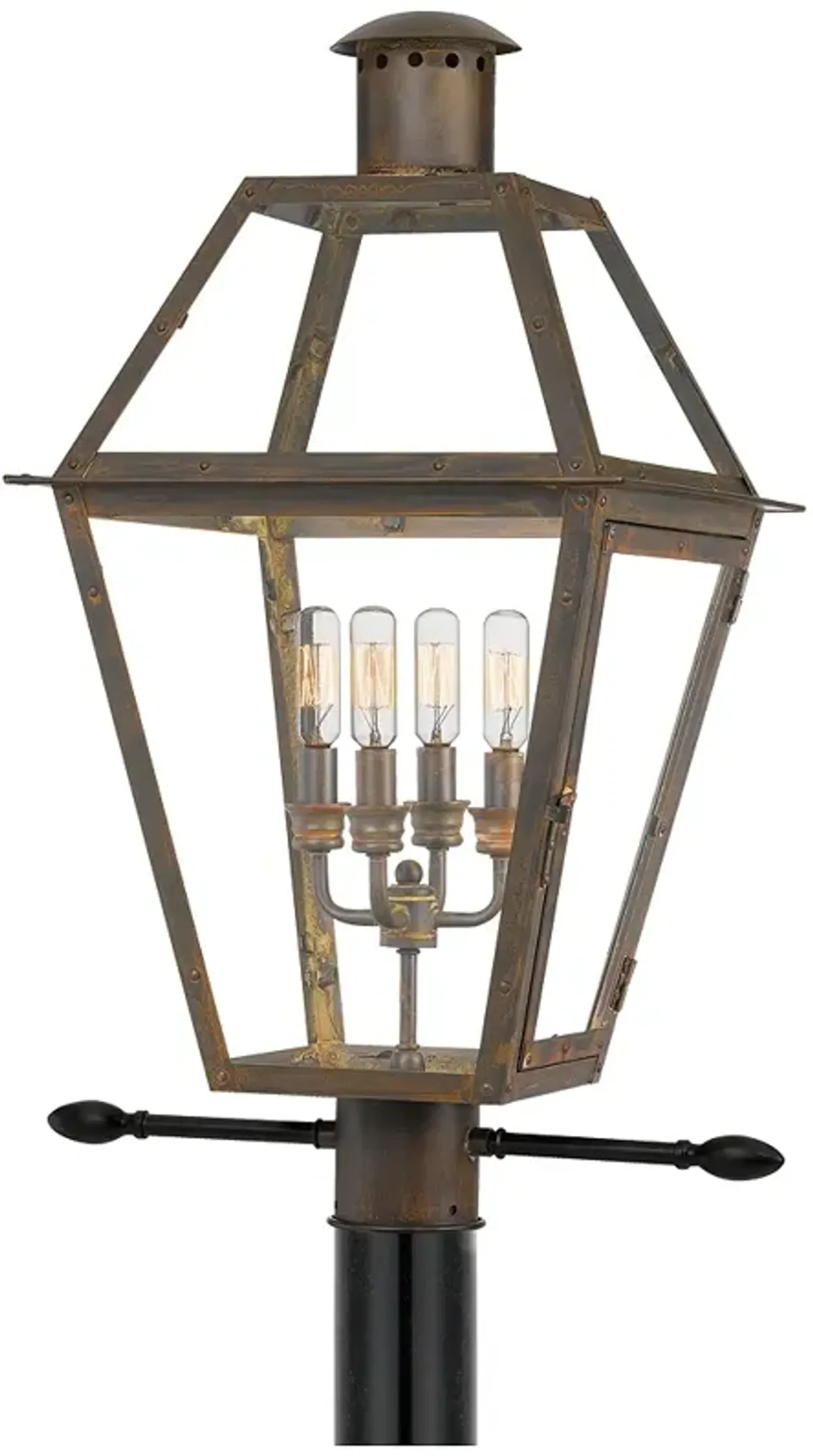 Rue De Royal Bronze Outdoor Post Lantern