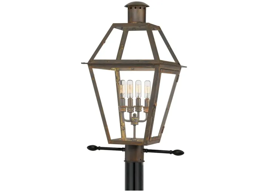 Rue De Royal Bronze Outdoor Post Lantern