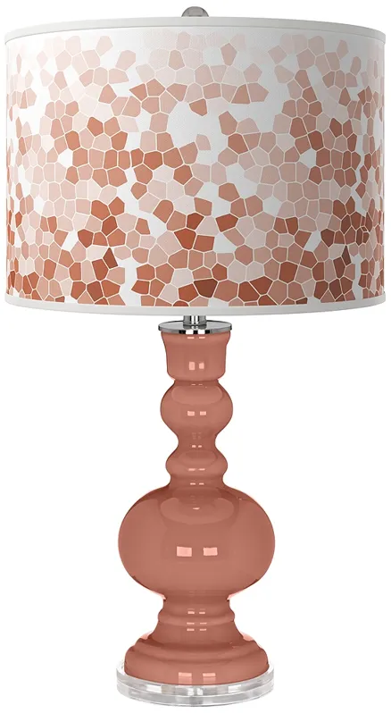 Rojo Dust Mosaic Apothecary Table Lamp