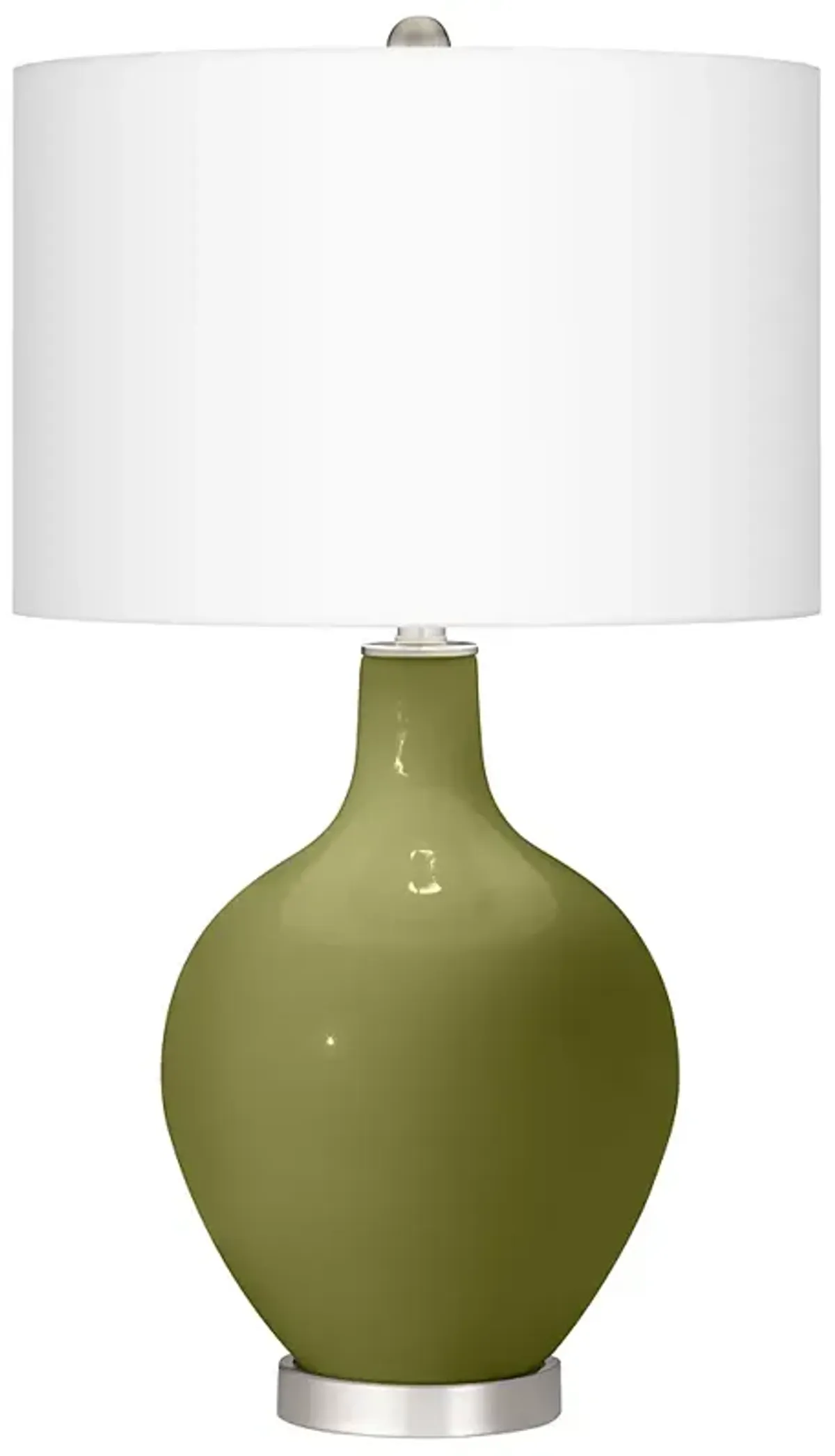 Rural Green Ovo Table Lamp With Dimmer