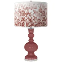 Toile Red Mosaic Apothecary Table Lamp