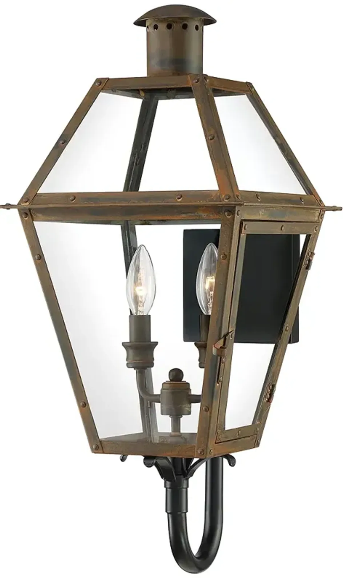 Quoizel Rue De Royal 23 1/2" High Bronze Outdoor Wall Light