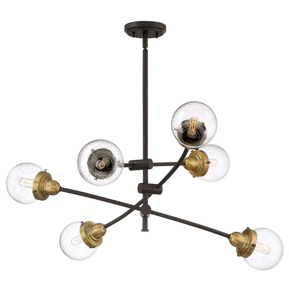 Trance 34" 6-Light Chandelier