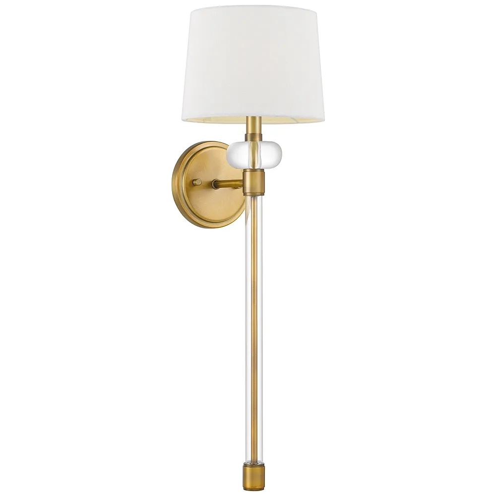 Barbour 26.5-in H  Brass Wall Sconce