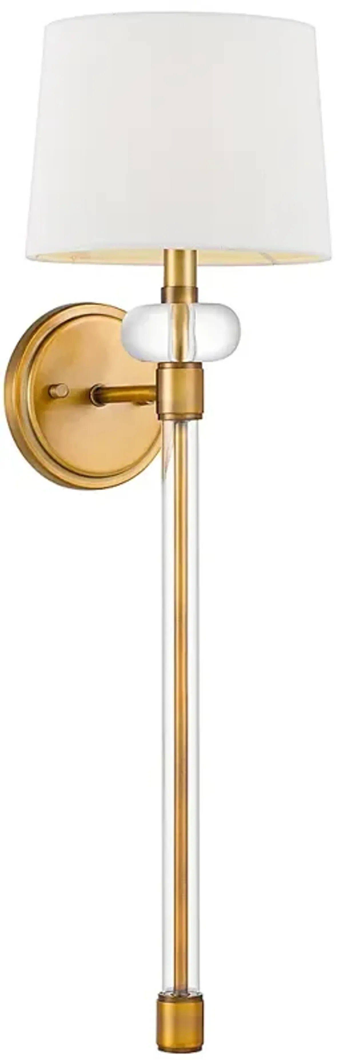 Barbour 26.5-in H  Brass Wall Sconce