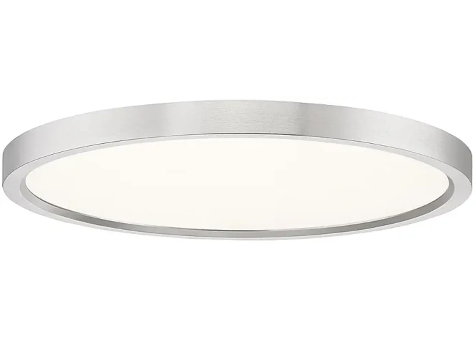 Quoizel Outskirts 15"W Brushed Nickel LED Ceiling Light