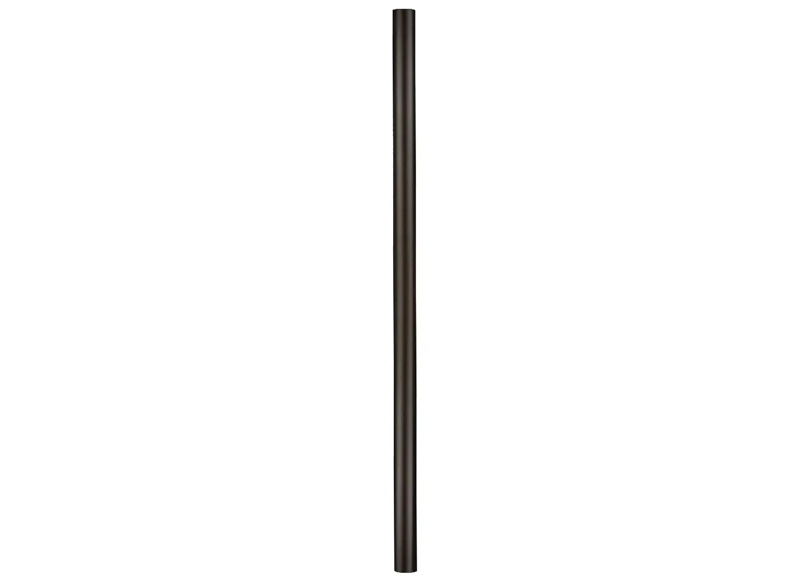 Hinkley 84" High Textured Black Direct Burial Post with Photo Cell