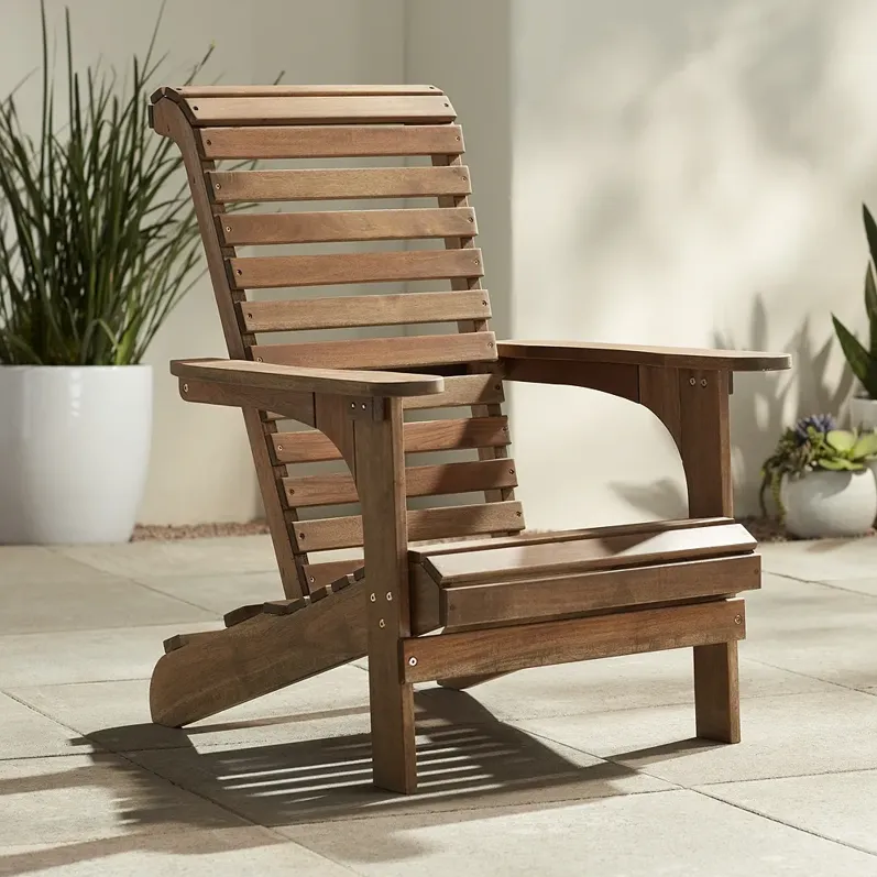 Kenneth Natural Wood Adirondack Chair