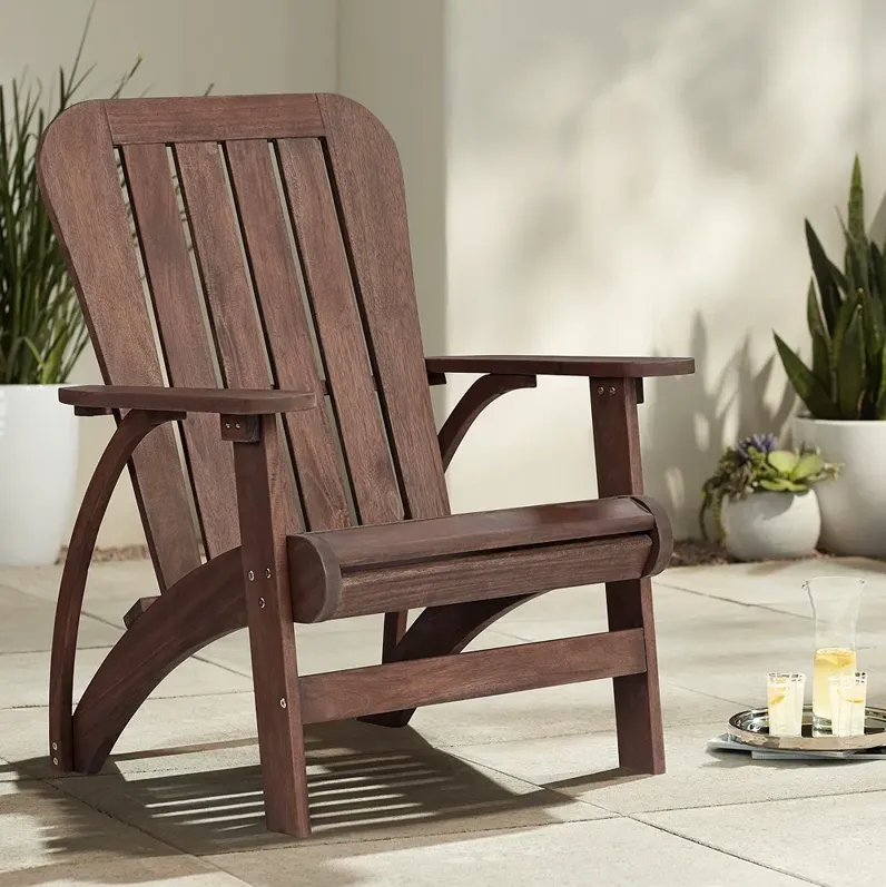 Dylan Dark Wood Outdoor Adirondack Chair