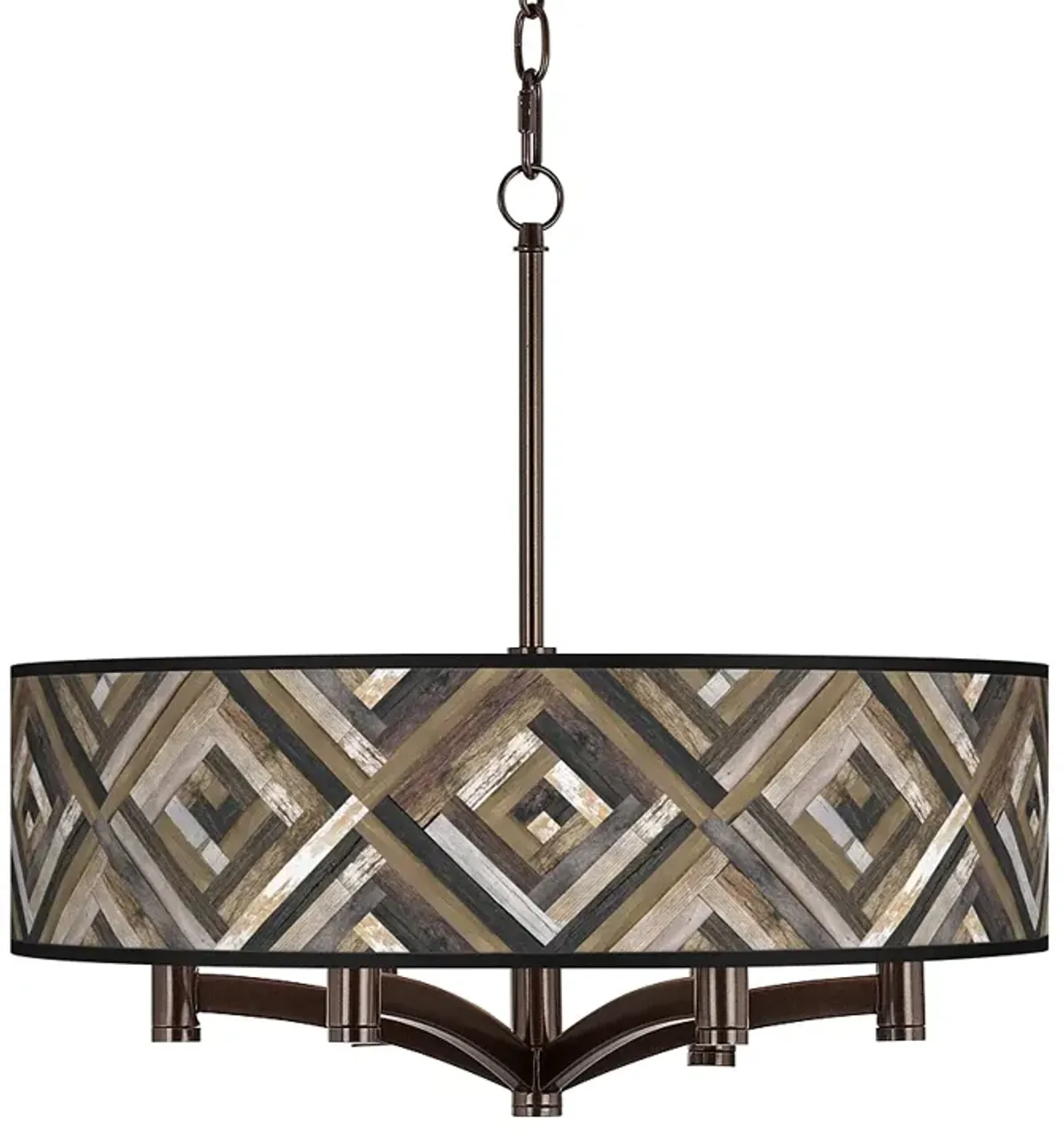 Woodwork Diamonds Ava 6-Light Bronze Pendant Chandelier