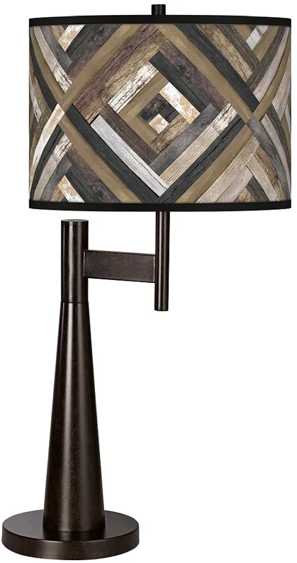 Woodwork Diamonds Giclee Novo Table Lamp