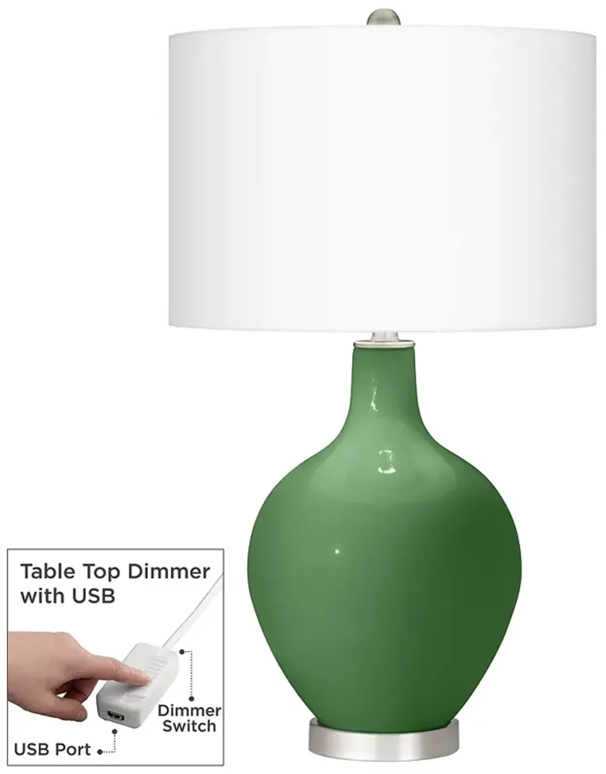 Garden Grove Ovo Table Lamp With Dimmer