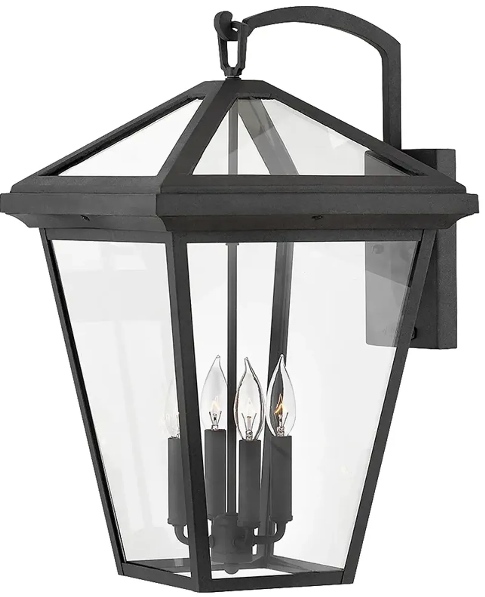 Hinkley Alford Place 24" High Black Lantern Outdoor Wall Light