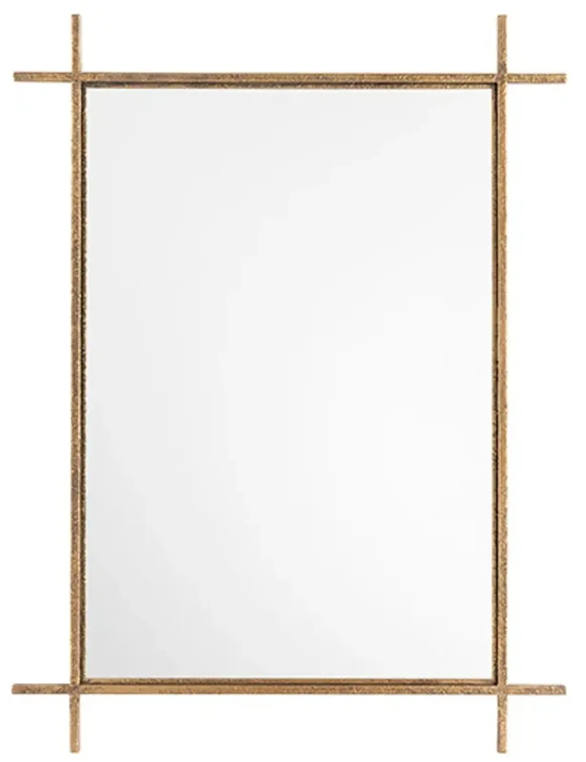 Crestview Collection Pierson 48" x 36" Gold Finish Wall Mirror