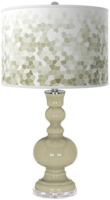 Sage Mosaic Apothecary Table Lamp