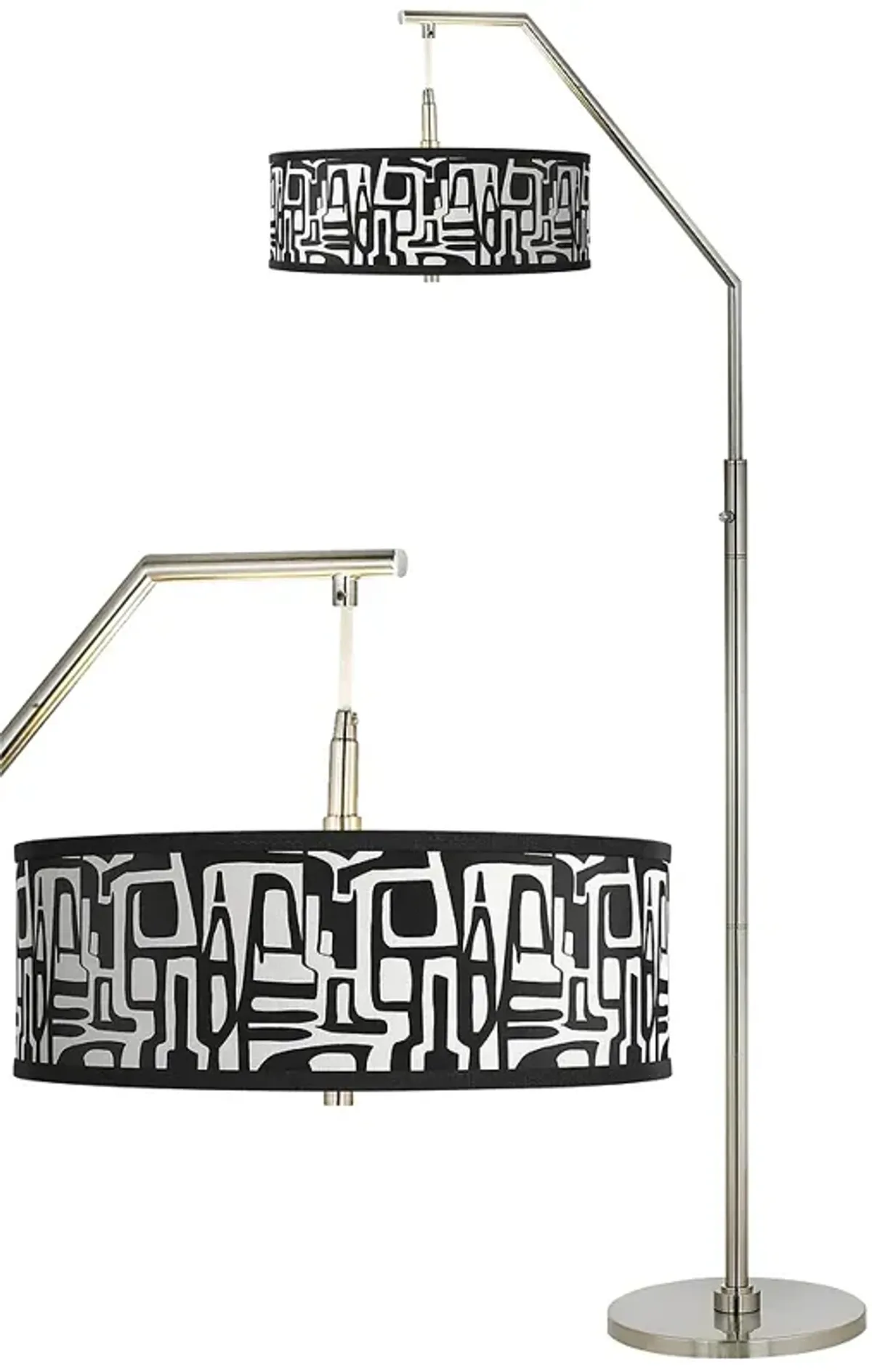 Tempo Giclee Shade Arc Floor Lamp