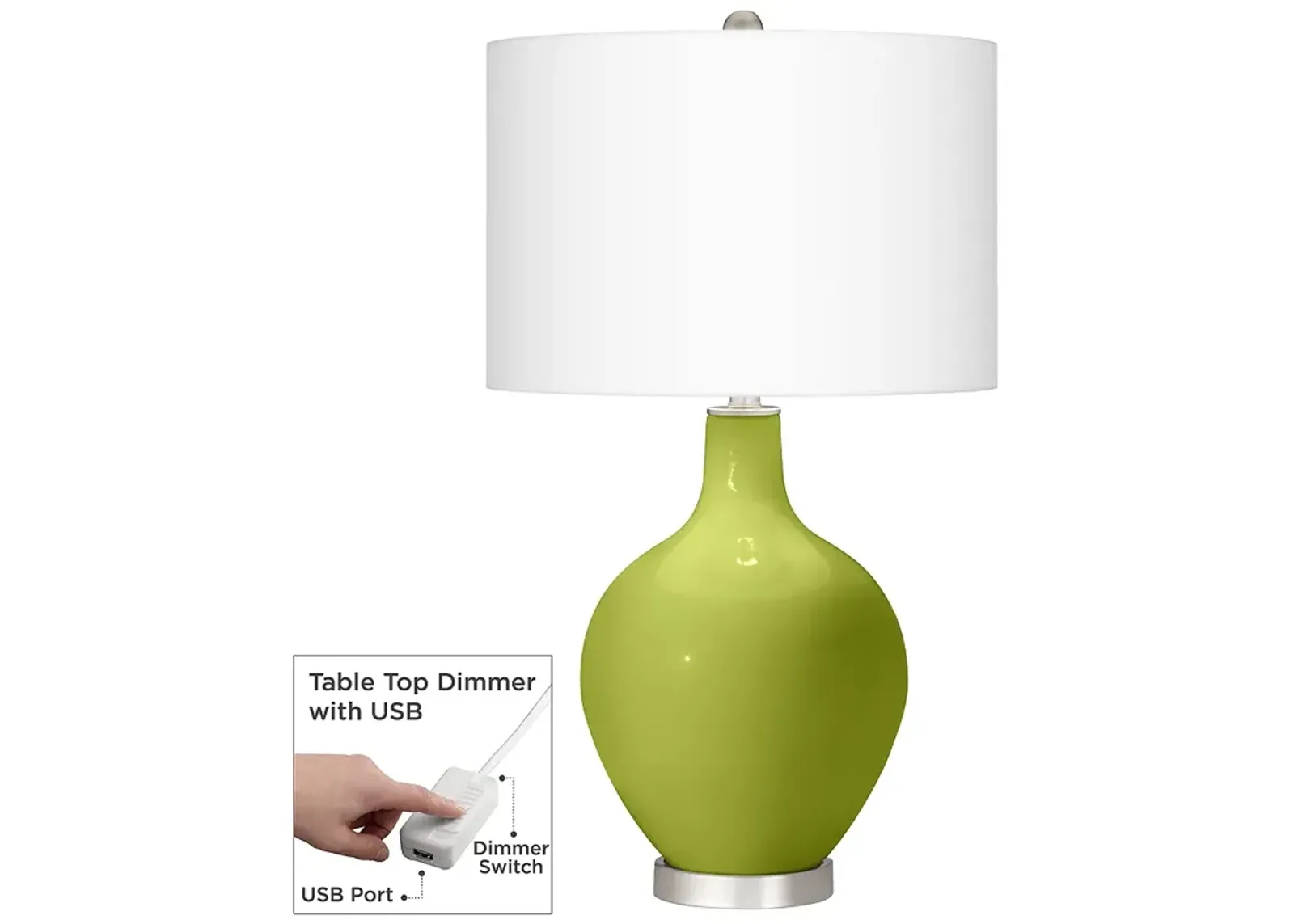 Parakeet Ovo Table Lamp With Dimmer