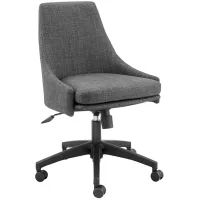 Signa Charcoal Fabric Adjustable Swivel Office Chair